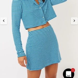 Frankies windward terry skirt